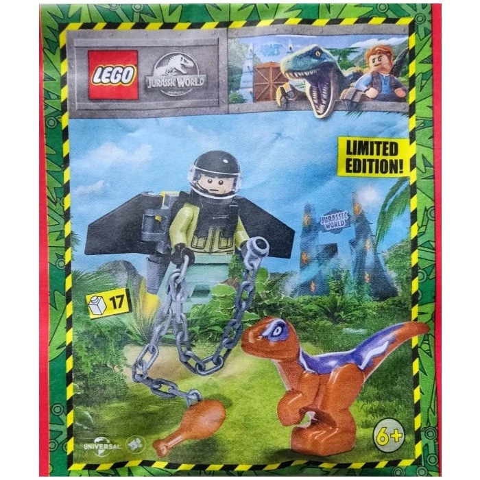 LEGO Jurassic World Jet Pack Ranger con Bolsa de Papel Raptor 122332 (SELLADO) Foto 1 de 1