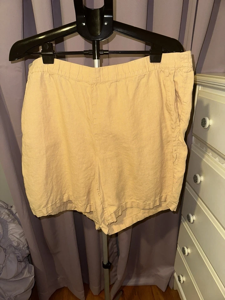 Pantalones cortos teñidos de lino Jill Pure Jill talla XL  Foto 1 de 4