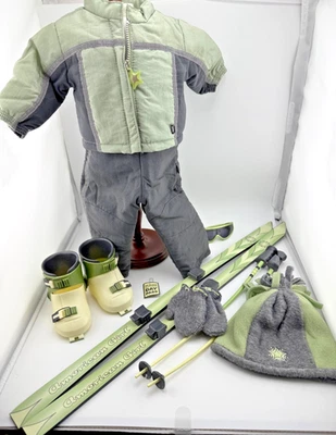 Difícil de encontrar 2000 American Girl Doll of Today traje y equipo de esquí alpino - conjunto COMPLETO  Foto 1 de 4
