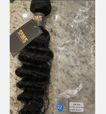 NATURAL WAVE BUNDLE 100% BRAZILIAN HUMAN HAIR -10A GRADE - Image 1 of 2