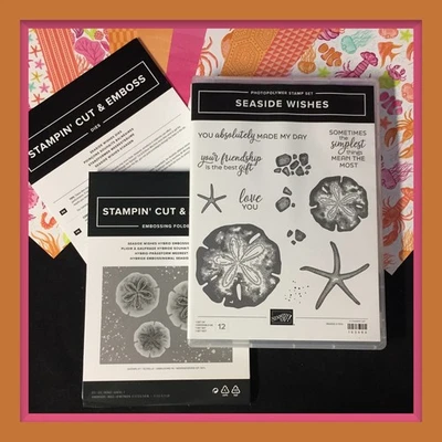 Stampin' Up! DESEOS MARINOS, estampillas, troqueles, EF y AMIGOS DEL OCÉANO DSP **NUEVO Foto 1 de 4
