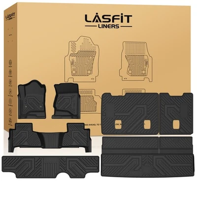 LASFIT Floor Mats for Chevrolet Tahoe 2015-2020 All Weather Anti-slip Cargo Mat Foto 1 de 4