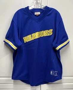 Mitchell & Ness Herren Golden State Warriors Mesh Trikot blau Large neu ohne Etikett - Bild 1 von 8