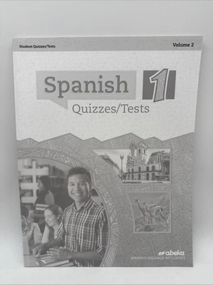 Abeka Spanish 1 Student Quiz/Tests, Volume 2 - NEW - Image 1 of 4
