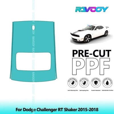 Kit de protección de pintura precortada PPF para Dodge Challenger RT Shaker 2015-2018 Foto 1 de 4