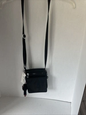 Bandolera KIPLING Live Light NWeldorado Swing Pack Nylon Negra Mono Tonal Nueva con Etiquetas Foto 1 de 4