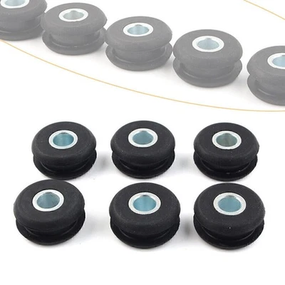 Ilhós de borracha para Harley Softail motor FXWG 6x suportes de tanque de gasolina preto - Imagem 1 de 4