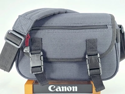 🌸[Casi COMO NUEVO] Bolso de Hombro Original Canon Lente de Cámara Nylon Negro de JAPÓN Foto 1 de 4