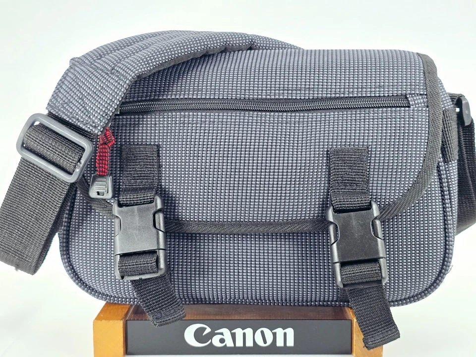 🌸[近乎完好] 正品佳能相机镜头单肩包尼龙黑色日本制造 — 第 1/4 张图片