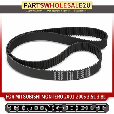 Correa de distribución del motor para Mitsubishi Montero 2001-2006 3,5 L 3,8 L MD358549 201-dientes Foto 1 de 4