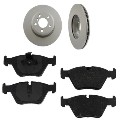 2x BREMBO Rotor de disco delantero + KIT de pastillas de freno para BMW "E46 330" / 2006-2008 z4 3.0si Foto 1 de 4