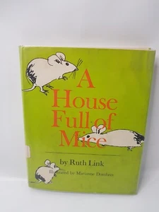 House Full of Mice by Link Ruth 1972 Hardcover Children's Book Clean Vtg RARE - Picture 1 of 8