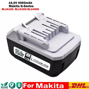 para Batería Makita 14,4V 4,0Ah HP347D DF347D JV143D TD126D BL1413G BL1415G G-Series - Imagen 1 de 10