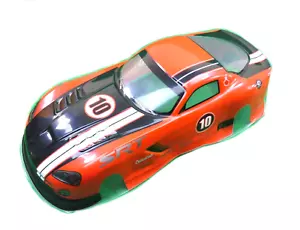 Dodge Viper RED Prepainted (Printed) Bodyshell for 1:10 RC car fit Tamiya 190mm - Picture 1 of 7