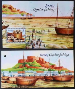 Jersey Stamps: "Oyster Fishing" MNH £2 Miniature Sheet Presentation Pack 2014 - Picture 1 of 6