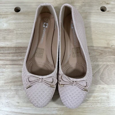 Zapatos planos de ballet Alpine Swiss Claire para mujer punta redonda cómodos sin cordones Foto 1 de 4