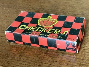Piezas de damas japonesas vintage con caja, alrededor de 1960 Fussa District of Tokyo - Imagen 1 de 10