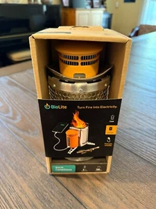 BIOLITE WOOD BURNING CAMPSTOVE USB CHARGE CAMP/CAMPING COOK SYSTEM STOVE NEW - Picture 1 of 5