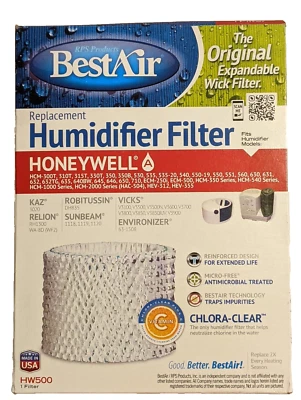 BestAir HW500 Extended Life Humidifier Replacement Filter-Honeywell, Sunbeam,ect - Image 1 of 4
