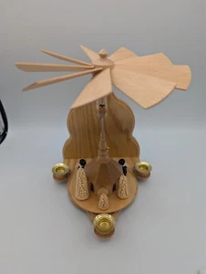 Legler Ltd Ed Pyramidenholz Kerze/Teelicht Tischdeko - Bild 1 von 7