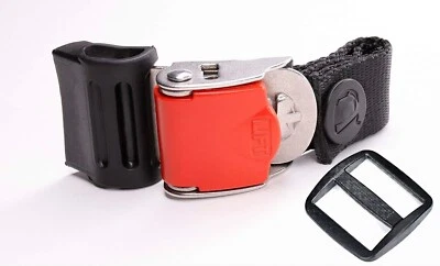 Kit de hebilla de liberación rápida para casco de acero inoxidable con trinquete Kit de correa para barbilla para casco Foto 1 de 4