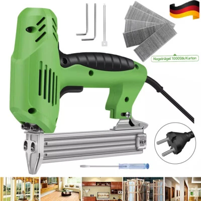 2000W Elektrischer Nagelpistole Tacker Klammer Gerader Tacker Set Holzbearbei - Bild 1 von 4