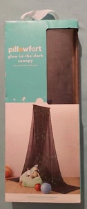 Pillowfort Glow In The Dark Bed Canopy Curtain Tent Kids Play Area Astronomy Fun - Picture 1 of 7