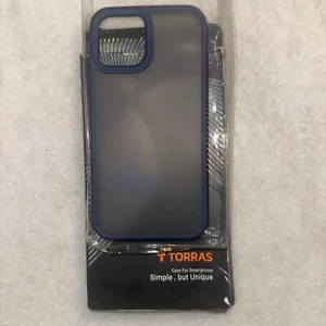 TORRAS Case for iPhone 12/12 Pro, Dark Blue, Lightweight New Open Box - Picture 1 of 4