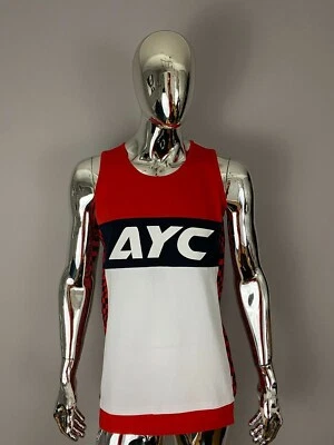 Camiseta ASPHALT YACHT CLUB Para Hombre Gráfica Roja/Blanca Talla M Foto 1 de 4