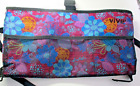 Vive 17 inch Floral Walker Bag WheelChair Storage Tote Accessory Hook & Loop