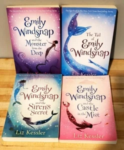 Lot 4 Emily Windsnap Mermaid Books By Liz Kessler Paperback Books - Picture 1 of 2