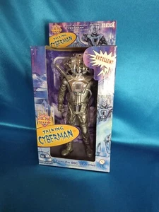 Doctor Who Talking Cyberman Product Enterprise 2002 BNIB 8.5" chrome figure - Picture 1 of 6