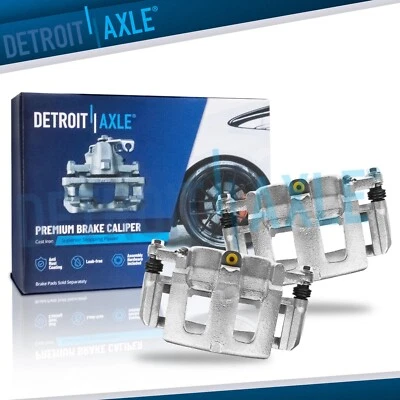 Pair Front Brake Calipers Brackets for Lincoln MKS MKT Ford Explorer Flex Taurus - Image 1 of 4