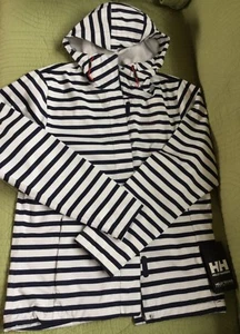 HELLY HANSEN DAMEN W NINE K ABENDJACKE BLAU SCHMAL GESTREIFT GRÖSSE LARGE - Bild 1 von 2