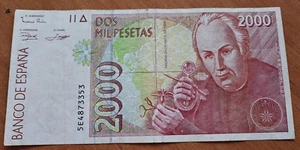 BILLETE DE ESPAÑA 2000 Pesetas 1992 – Pick 164 EBC (ORIGINAL) (ES EL DE LAS FOTO - Imagen 1 de 2