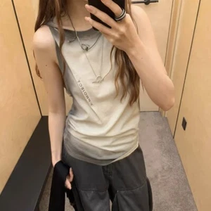 Knot Tied Dye Irregular Y/Project Oversize Wide Strap Camisole Top Vest Unisex - Picture 1 of 10