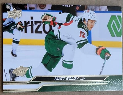 2023-24 Upper Deck Series 1 #89 Matt Boldy Minnesota Wild - Image 1 of 2