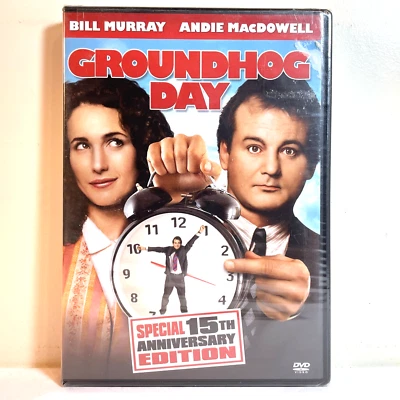 GROUNDHOG DAY (1993) DVD Bill Murray - Comedy Drama Fantasy Romance NEW - Image 1 of 4