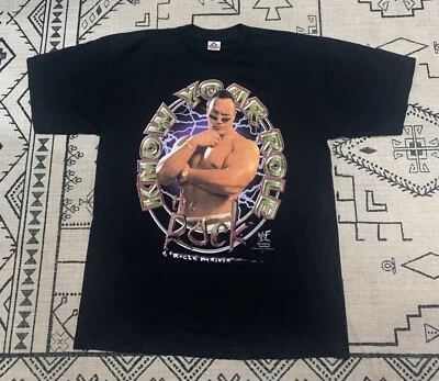 Camisa The Rock Vintage 1998 XL Titan Alstyle Mankind Stone Cold Undertaker WWF - Imagem 1 de 4