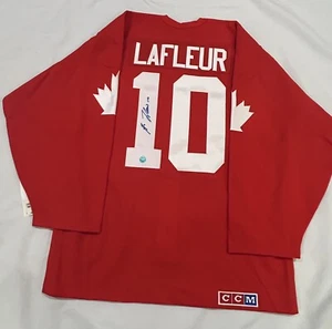 Guy Lafleur #10 Signed Team Canada w Certificate World Cup 1976 - Picture 1 of 4
