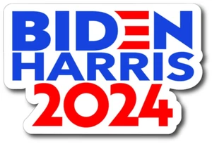 BIDEN JOE HARRIS 2024 KAMPAGNE STOßSTANGE AUFKLEBER DEMOKRATISCH - Bild 1 von 1