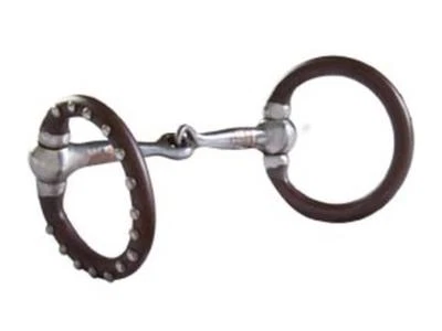 Formay 172245 Pony beaded O ring 4" snaffle mouth bit,western bit