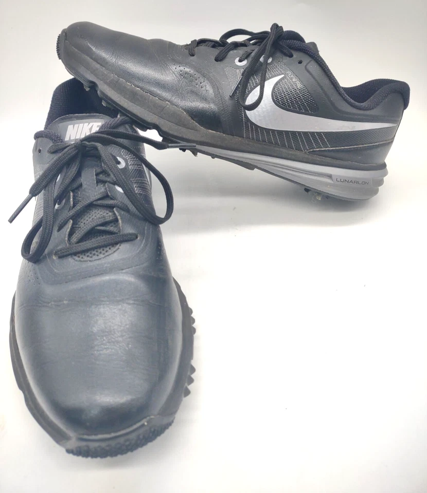 Туфли для гольфа мужские Nike Lunar Command черные серые серебристые размер 9,5 704427-001 - Изображение 1 из 4