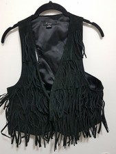 "Xxi" Suede Fringe Vest