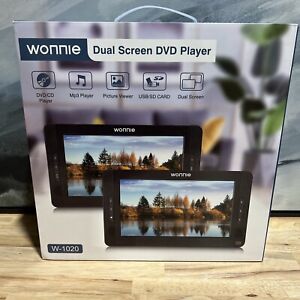 WONNIE 10.5'' Car DVD Player Dual Portable DVD Players for Headrest with 5 Ho...