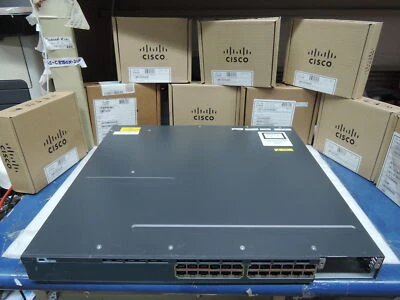 Cisco WS-C3560X-24U-S 24-Port Gigabit PoE.90 Day's warranty.  Real time - Image 1 of 4