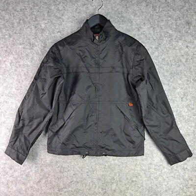 Mossimo Jacket Womens 8 Black Windbreaked Zip Rain Lightweight 7280 - Image 1 of 4