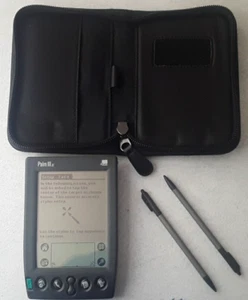 ****** WORKING Vintage Palm Pilot IIIx 3Com PDA Stylus & CASE Personal organizer - Photo 1 sur 11