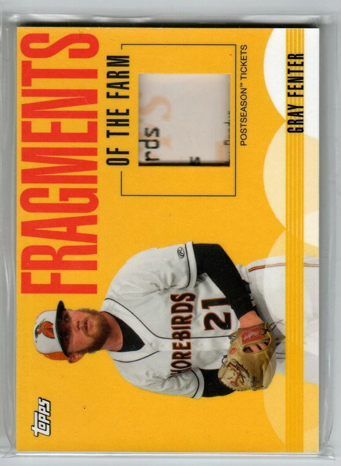 2020 Topps Pro Debut Fragments of the Farm Relics #FFPT Gray Fenter (ref Y00716) - Image 1 of 1
