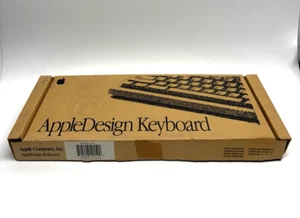 VINTAGE SEALED PACKAGE Apple Design-Wired PS/2 1994 Keyboard M2891LL/A - Picture 1 of 16